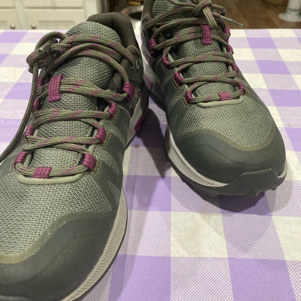 Merrell Women's Olive and Plum Athletic Shoes